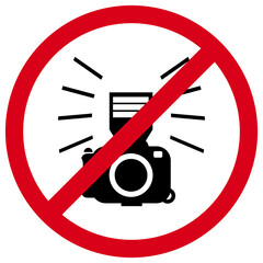 No Flash Photography Allowed. Flash Photography Not Permitted.
