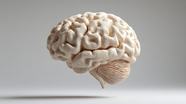 3D AI Brain with Artificial Intelligence Technology