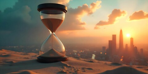 big and old  clock time west very critical time with earth. Desert, Ice, Everest, with clock.
