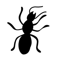 Ant Vector silhouette