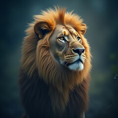 Fototapeta premium portrait of a lion