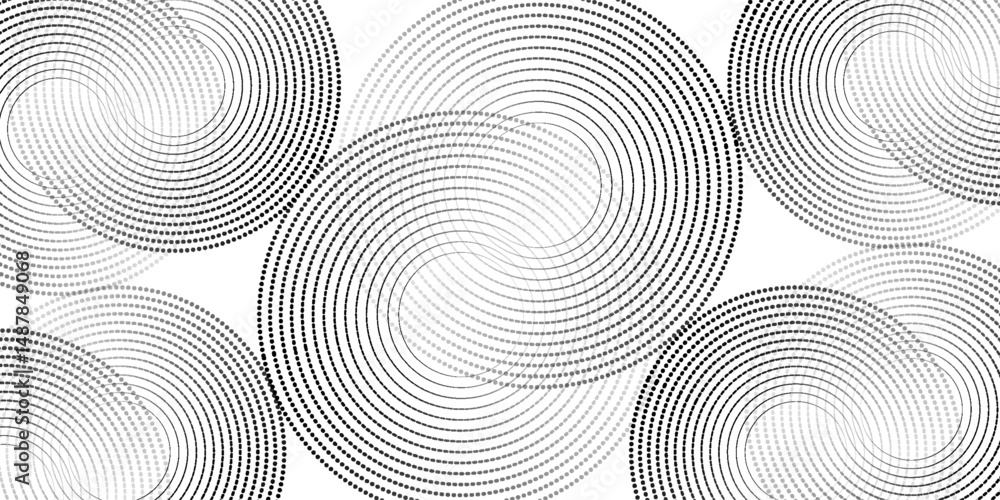 Poster seamless dot pattern background. polka dot pattern. monochrome dot texture design circle art, vector