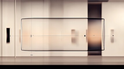 Modern art gallery installation.