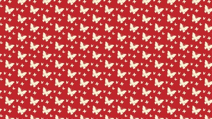 seamless vector pattern with butterflies