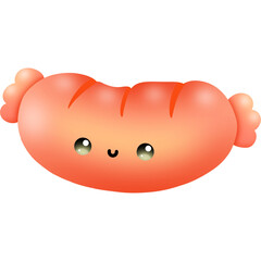 Cute kawaii Breakfast Clipart