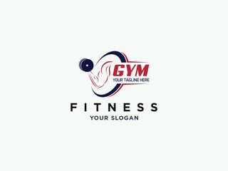fitness gym or health logo design vector template