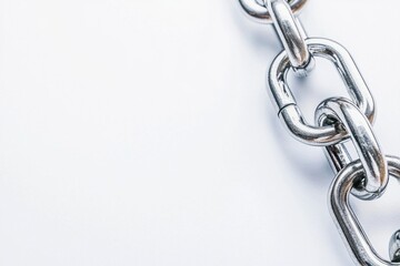 Illustration of a secure blockchain concept featuring a padlock for digital security.