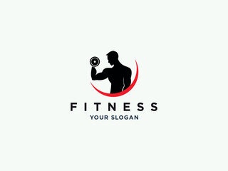 fitness gym or health logo design vector template