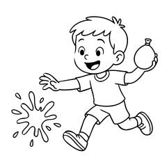 Water balloon fight fun activities for kids 