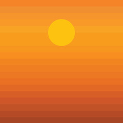 abstract background with sun