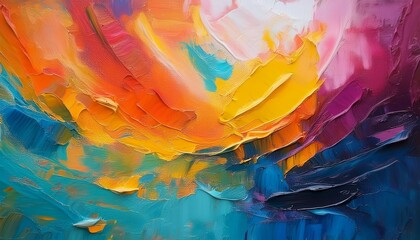 abstract background art painting colorful paint texture on canvas design