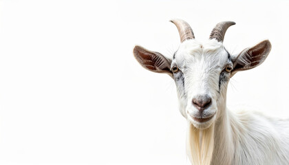 Close-up of a goat looking intensely