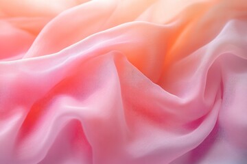 Obraz premium Soft pink ombre fabric texture