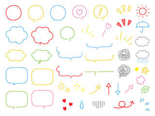手描きの吹き出し02