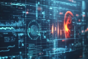 Holographic ear on a digital interface