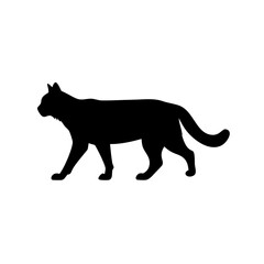 Walking Cat Silhouette
