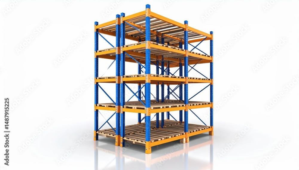 Aufkleber functional pallet racking system with reflective floor design