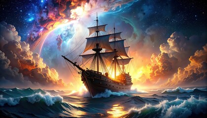 Encountering Catastrophic Hazard in Deep Space with a Majestic Ship