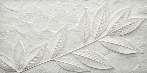 white paper motive texture and element leaf background