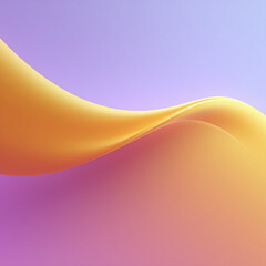 Fototapeta premium Minimalistic abstract background featuring smooth pastel gradients with flowing waves and gentle lines for a calm and modern design. 