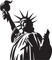 Statue of Liberty Vector silhouette