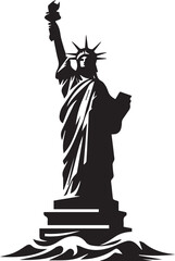 Statue of Liberty Vector silhouette © Ami