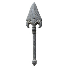 A Stone Arrow with Mycenaean Griffin Claws Greek Ro Isolated on Transparent Background