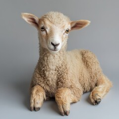 Fototapeta premium A Juvenile Awassi sheep