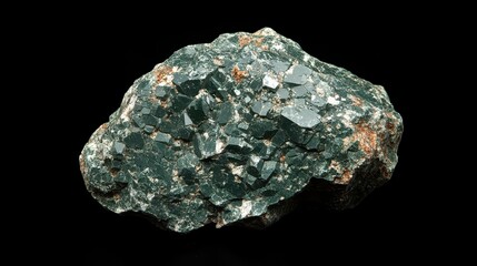 Natural shimmering green crystal