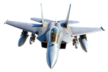 Fighter jet plane isolated on white background PNG