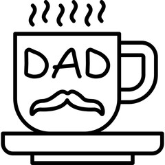 Dad mug Icon
