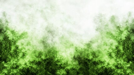Abstract smoky green and white background design.