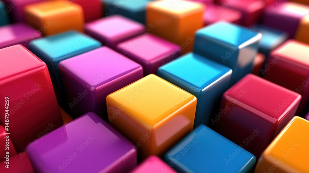 Aufkleber https://s.mj.run/ezmhl8-n0hm 3d cubes, multiple colours, --ar 16:9 --sref https://s.mj.run/ezmhl8-n0
