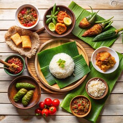 Assorted Southeast Asian Dishes