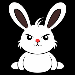 vector illustration of a rabbit