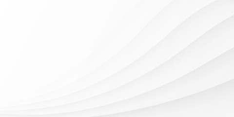 abstract white paper cut curve composition background