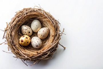 Bird's Nest with Speckled Eggs A Springtime Delight