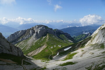 mountain landscape in the alps