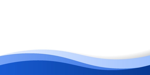 abstract blue wave background with layered gradient curves and white space, perfect for business, tech, or creative designs.