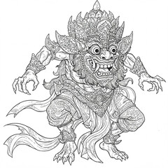 ogoh-ogoh on Nyepi Day