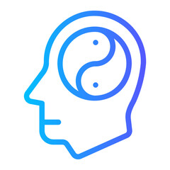 balance gradient icon