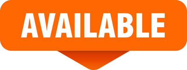 available sticker. available sign on transparent background