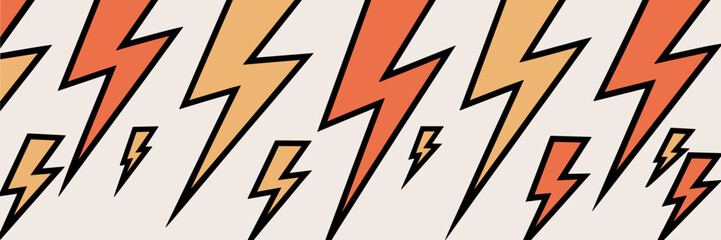 Lightning bolt icon collection on white background – Suitable for energy concepts, weather graphics, or technology branding