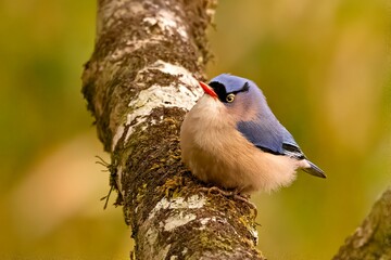 This is an image of a male Small Niltava (Niltava macgrigoriae), captured in Sikkim, India.