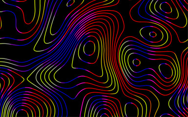 topographic map, abstract black lines isolated on white background, topographic map, vector illustration, abstract height lines on white background vector