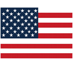 Fototapeta premium USA vintage flag isolated on transparent background. PNG Culture and Religion
