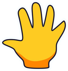 Emoji Hand Sticker