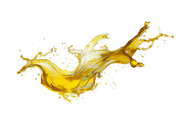 Fototapeta premium dynamic splash of liquid isolated on white background