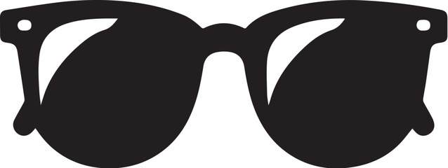 sunglasses silhouette vector