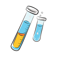 test tube icon, test tube vector illustration-simple illustration of test tube, perfect for test tube logos and icons